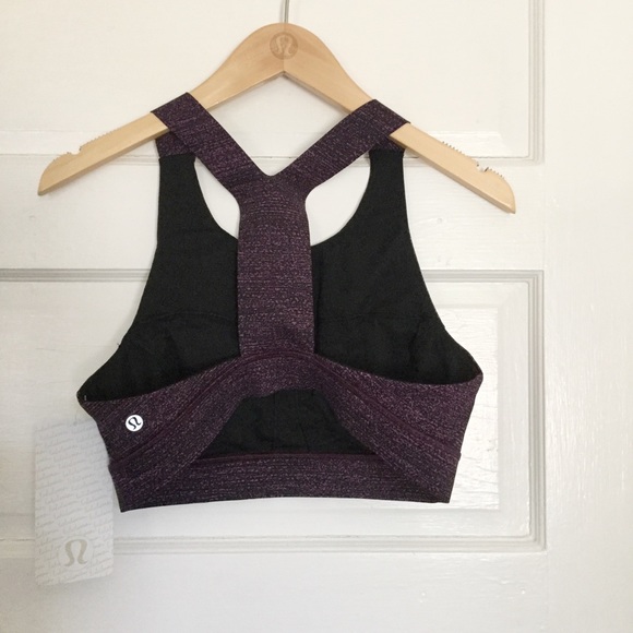 Lululemon Fast And Free Bra | Nulux | Dark Mystic | 10 - Picture 3 of 12